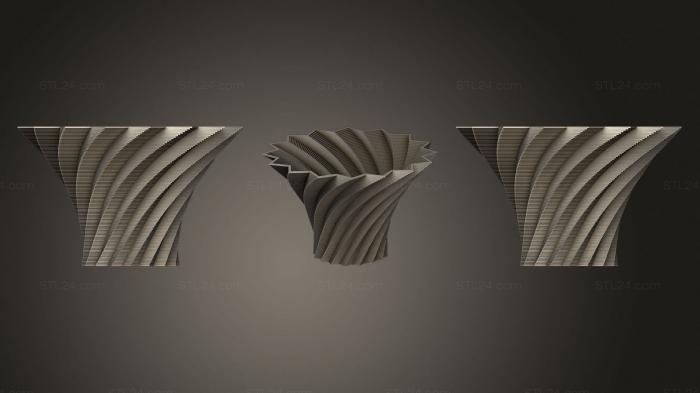 Vases (Point Vase, VZ_0909) 3D models for cnc